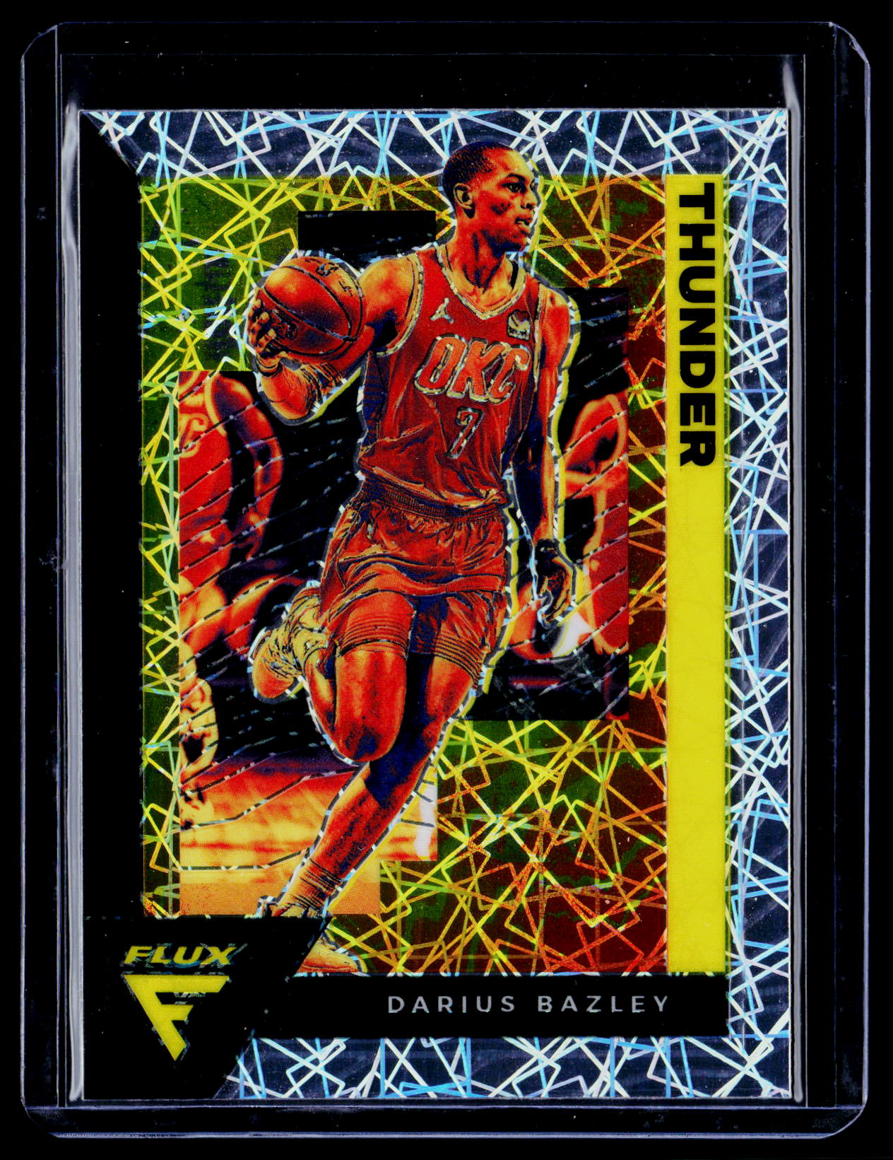 2020-21 Panini Flux #124 Darius Bazley Laser
