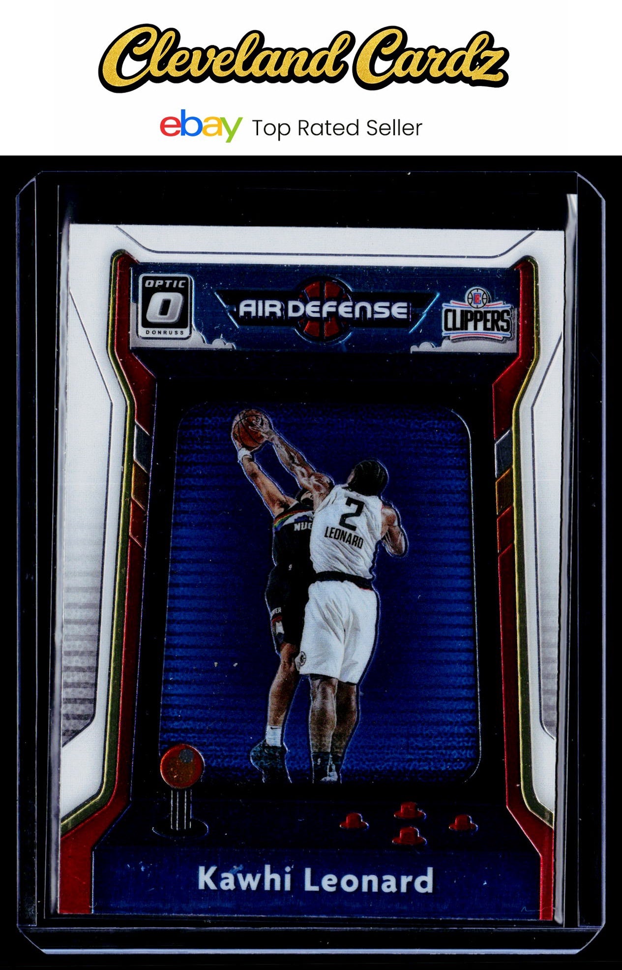 2020-21 Donruss Optic #4 Kawhi Leonard Air Defense