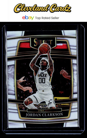 2021-22 Panini Select #38 Jordan Clarkson Silver Prizms