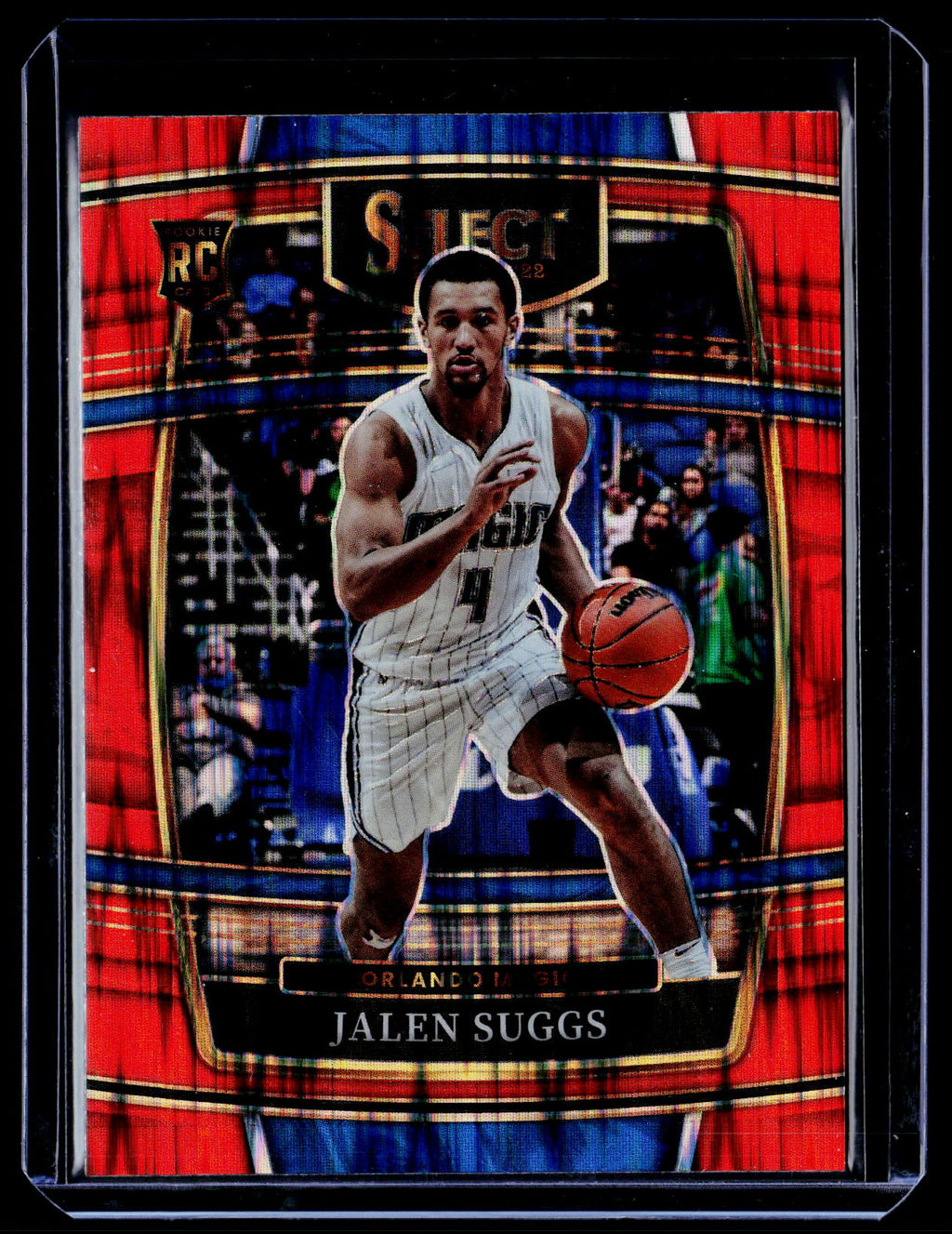 2021-22 Panini Select #27 Jalen Suggs Orange Flash Prizms RC