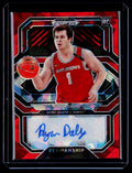 2021 Panini Prizm #CP-RDA Ryan Daly College Penmanship Prizms Red Ice