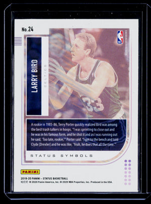 2019-20 Panini Status #24 Larry Bird Status Symbols