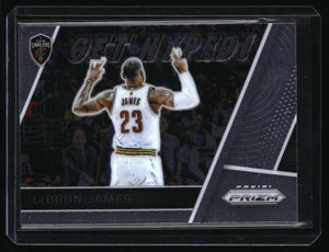 2017-18 Panini Prizm #GH-LJ LeBron James Get Hyped!