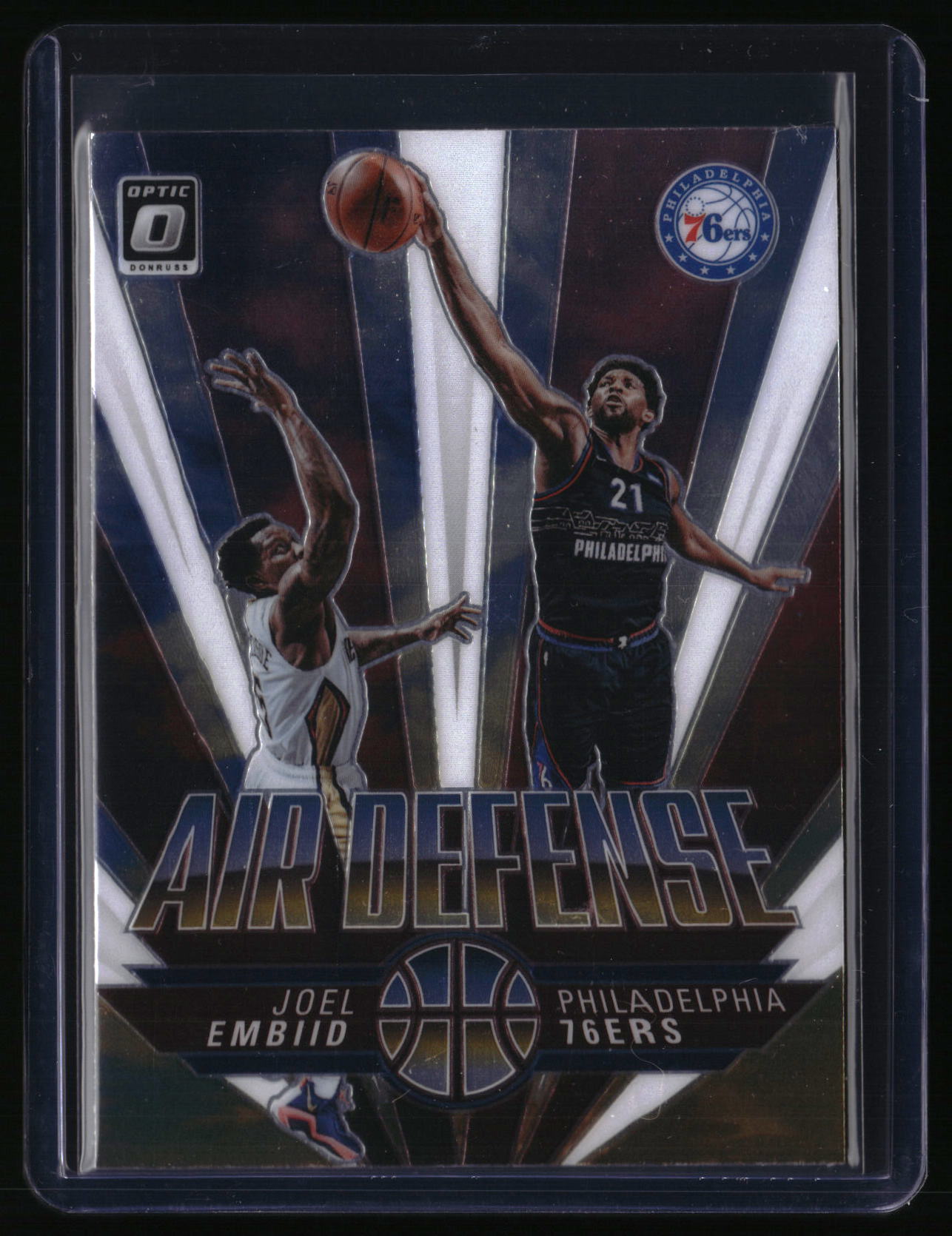 2021-22 Donruss Optic #5 Joel Embiid Air Defense
