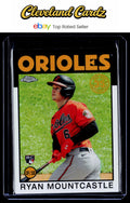 2021 Topps Chrome #86BC-17 Ryan Mountcastle 1986 Topps Baseball 35th Anniv. RC