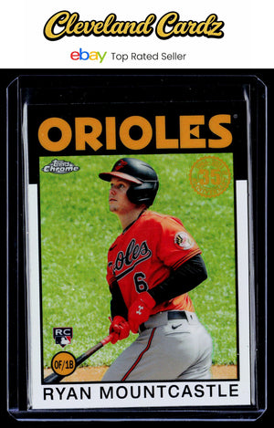 2021 Topps Chrome #86BC-17 Ryan Mountcastle 1986 Topps Baseball 35th Anniv. RC