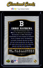 2001 SP Legendary Cuts #5 Eddie Mathews