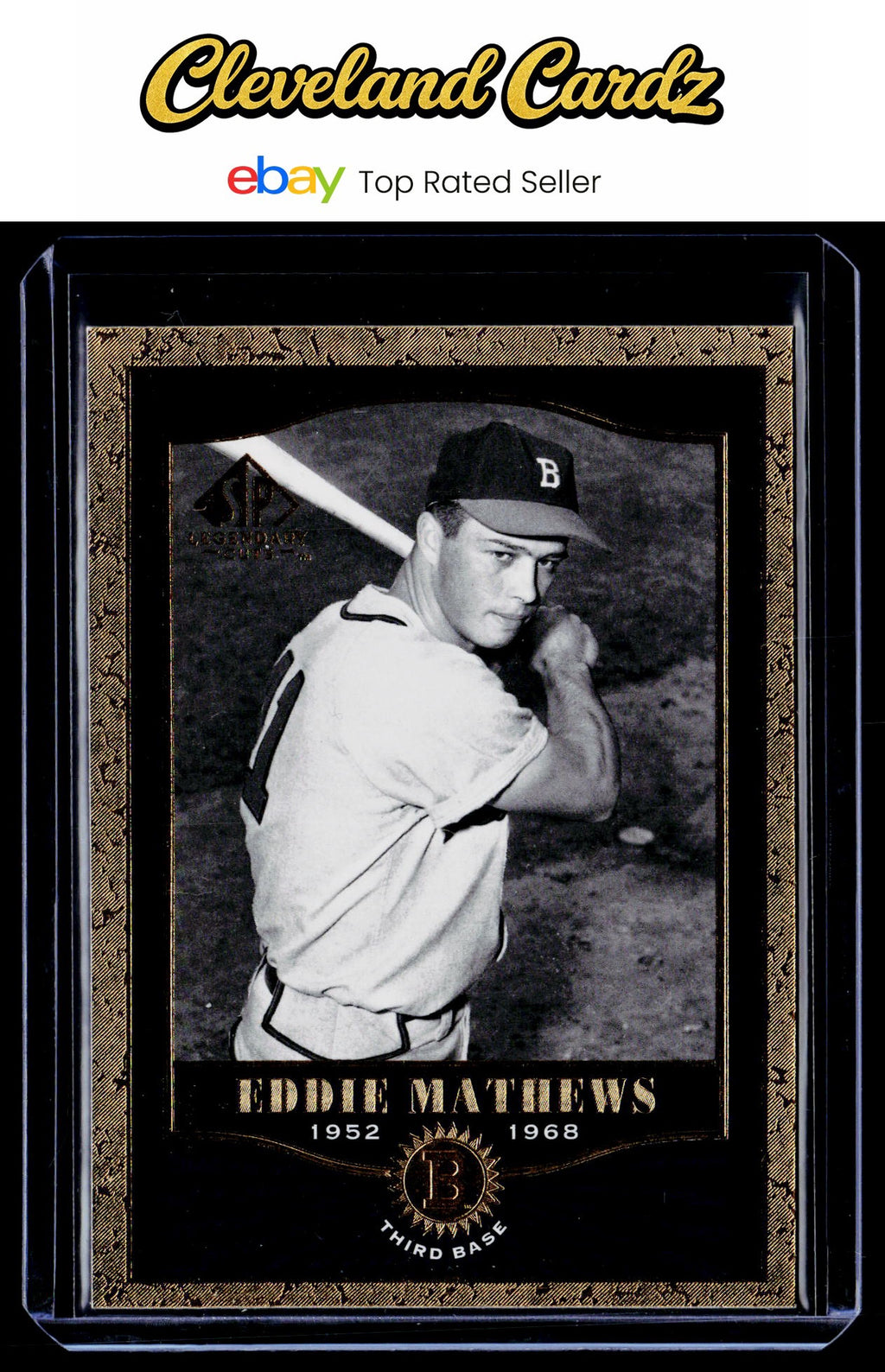 2001 SP Legendary Cuts #5 Eddie Mathews