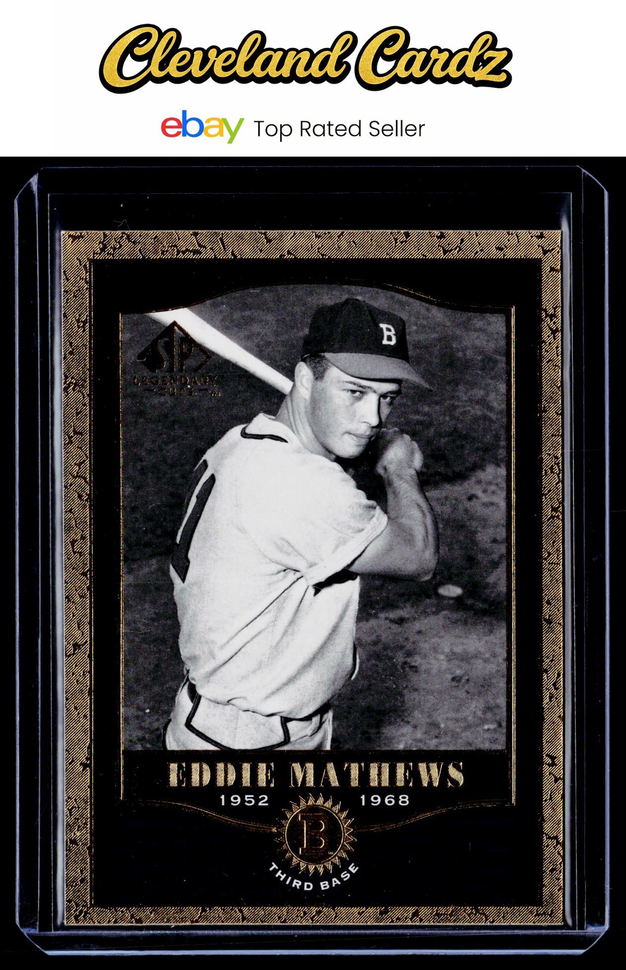 2001 SP Legendary Cuts #5 Eddie Mathews