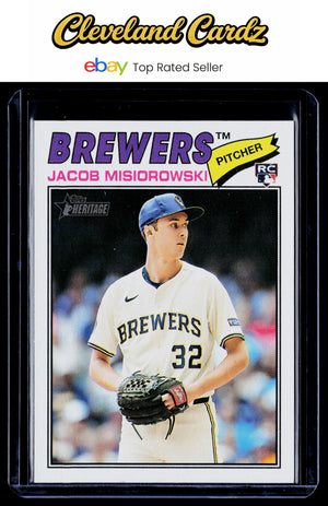 2026 Topps Heritage #144 Jacob Misiorowski RC