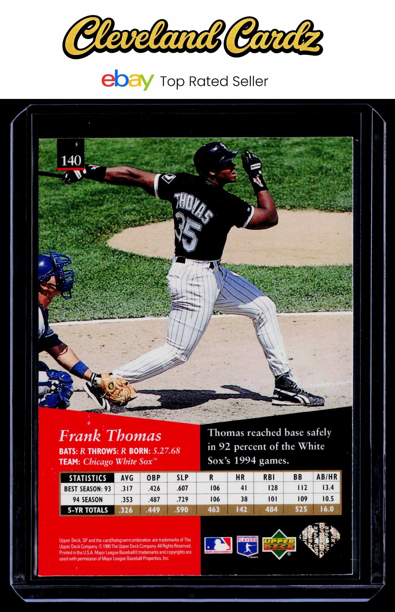 1995 SP #140b Frank Thomas