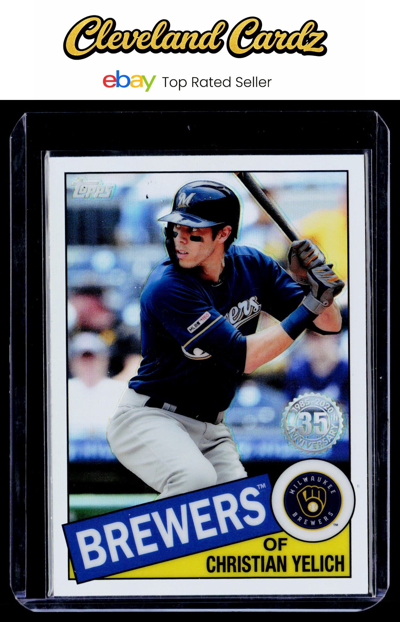 2020 Topps Chrome #85TC-15 Christian Yelich 1985 Topps Baseball