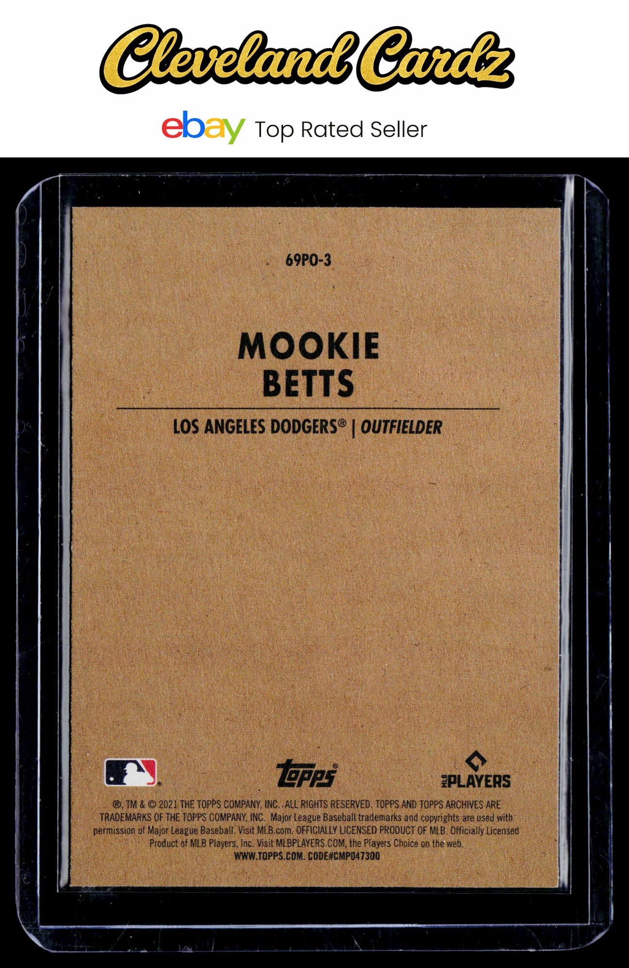 2021 Topps Archives #69PO-3 Mookie Betts 1963 Topps Peel-Off