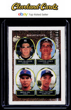 1993 Topps #529 D. Silvestri/Chipper Jones/B. Gil/J. Patzke Inaugural Rockies