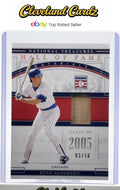 2020 Panini NT #HFM-RY Ryne Sandberg HOF GAME USED Materials Holo Silver #/10