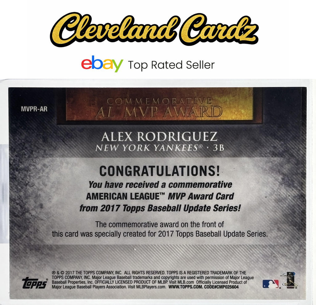 2017 Topps Update #MVPR-IR Ivan Rodriguez MVP Award Commemorative Medallions
