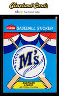 1989 Fleer #NNO Seattle Mariners Team Stickers