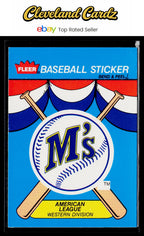 1989 Fleer #NNO Seattle Mariners Team Stickers