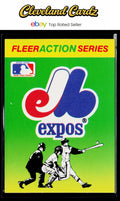 1990 Fleer #NNO Montreal Expos Action Series Team Stickers