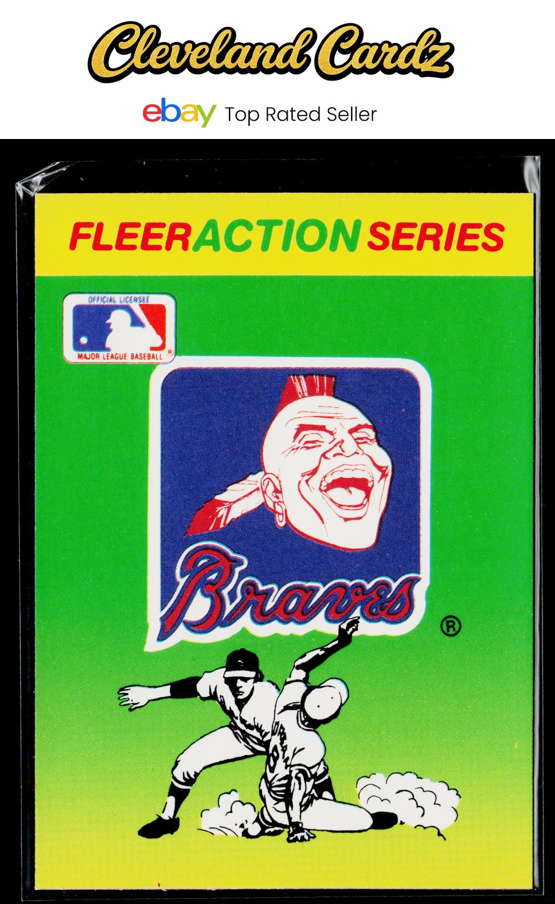 1990 Fleer #NNO Atlanta Braves Action Series Team Stickers