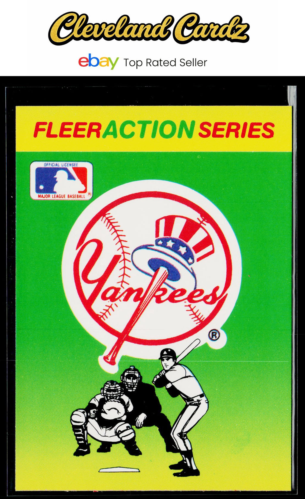 1990 Fleer #NNO New York Yankees Action Series Team Stickers