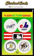 1990 Fleer #NNO MLB: Dodgers/Expos/Athletics/Mariners Team Stickers