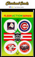 1990 Fleer #NNO MLB: Braves/Cubs/Royals/Brewers Team Stickers