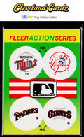 1990 Fleer #NNO MLB: Twins/Yankees/Padres/Giants Team Stickers