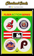 1990 Fleer #NNO MLB: Indians/Tigers/Mets/Phillies Team Stickers