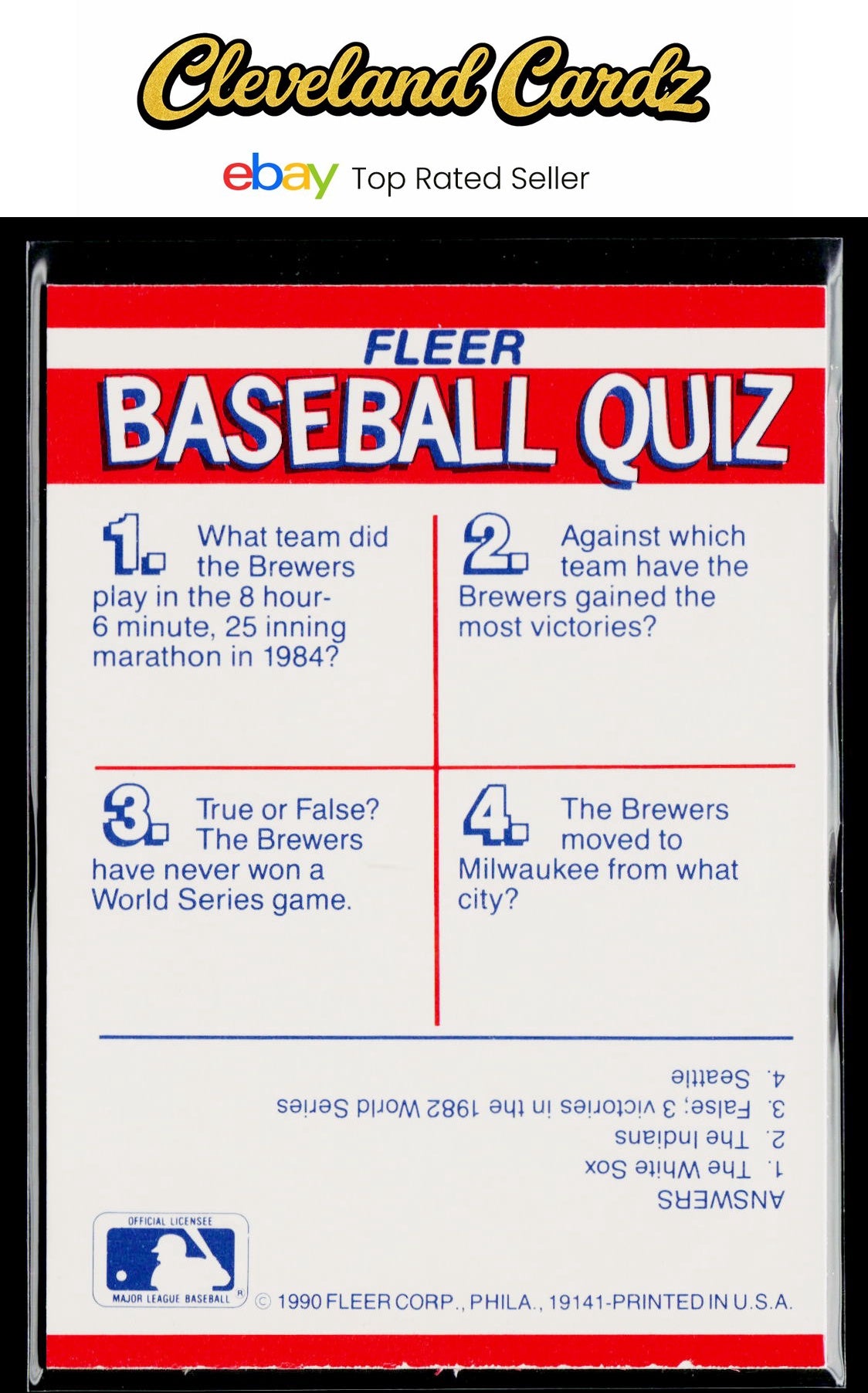 1990 Fleer #NNO Orioles/Red Sox/Reds/Astros Action Series Team Stickers