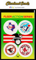 1990 Fleer #NNO AL: Rangers/Blue Jays/Orioles/Red Sox Team Stickers