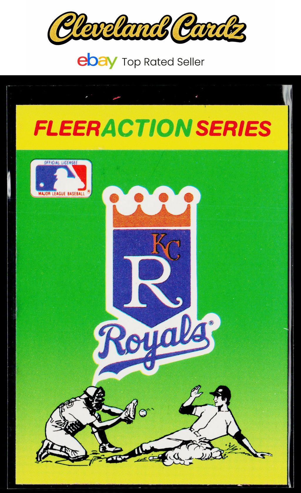 1990 Fleer #NNO Kansas City Royals Action Series Team Stickers