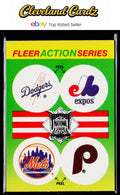 1990 Fleer #NNO NL: Dodgers/Expos/Mets/Phillies Team Stickers