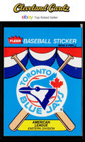 1989 Fleer #NNO Toronto Blue Jays Team Stickers