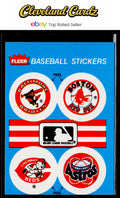 1989 Fleer #NNO MLB: Orioles/Red Sox/Reds/Astros Team Stickers