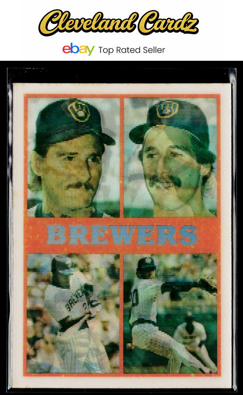 1987 Sportflics Team Preview Milwaukee Brewers #19 Molitor/Plesac/Yount