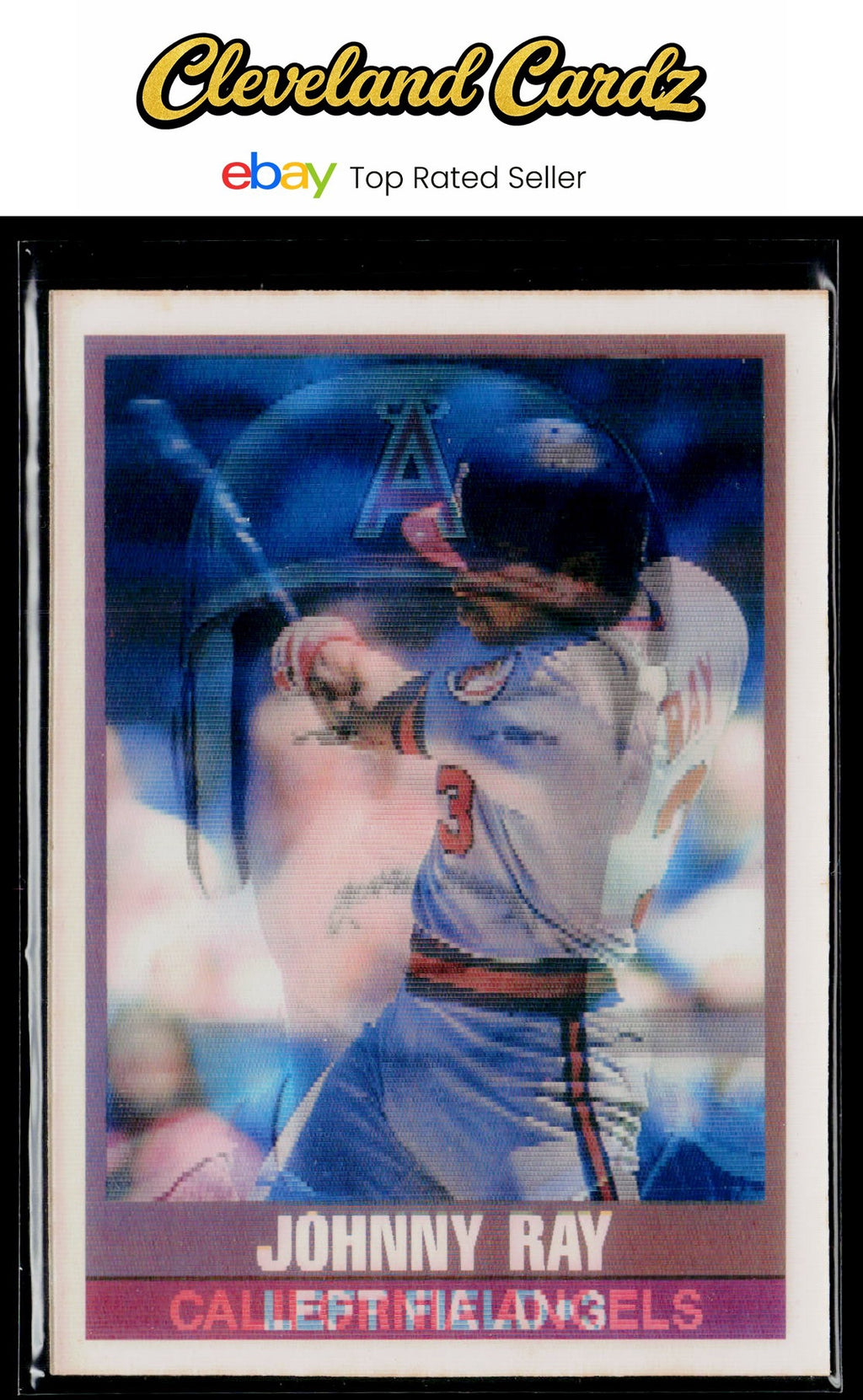 1989 Sportflics #195 Johnny Ray