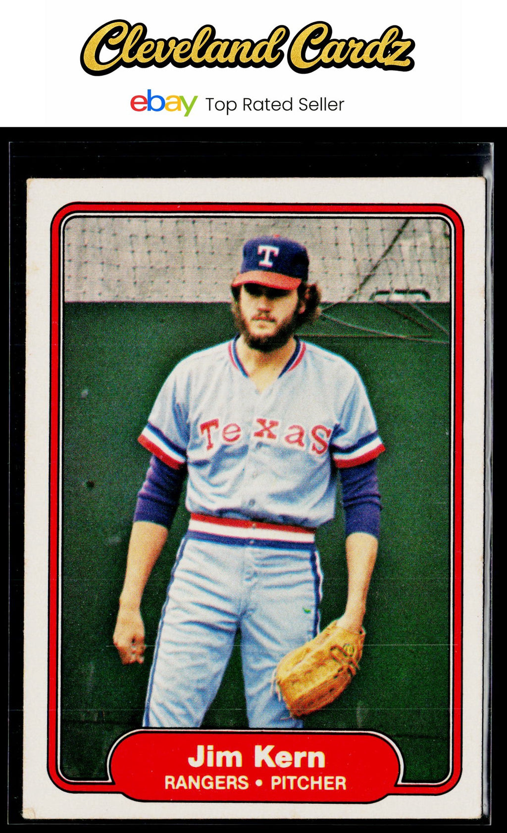 1982 Fleer #322 Jim Kern