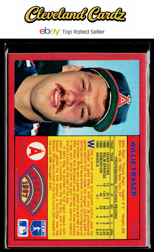 1987 Sportflics Rookies II #27 Willie Fraser
