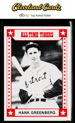 1980 TCMA All Time Detroit Tigers #4 Hank Greenberg Red