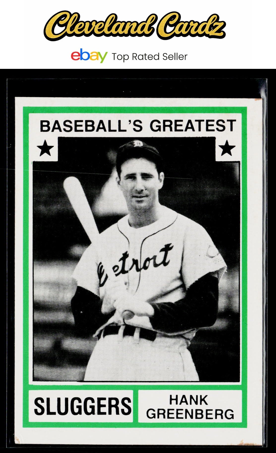 1987 TCMA 1982 Greatest Sluggers #27 Hank Greenberg