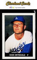 1978 TCMA The 1960's I #3b Don Drysdale : Black Text on Back