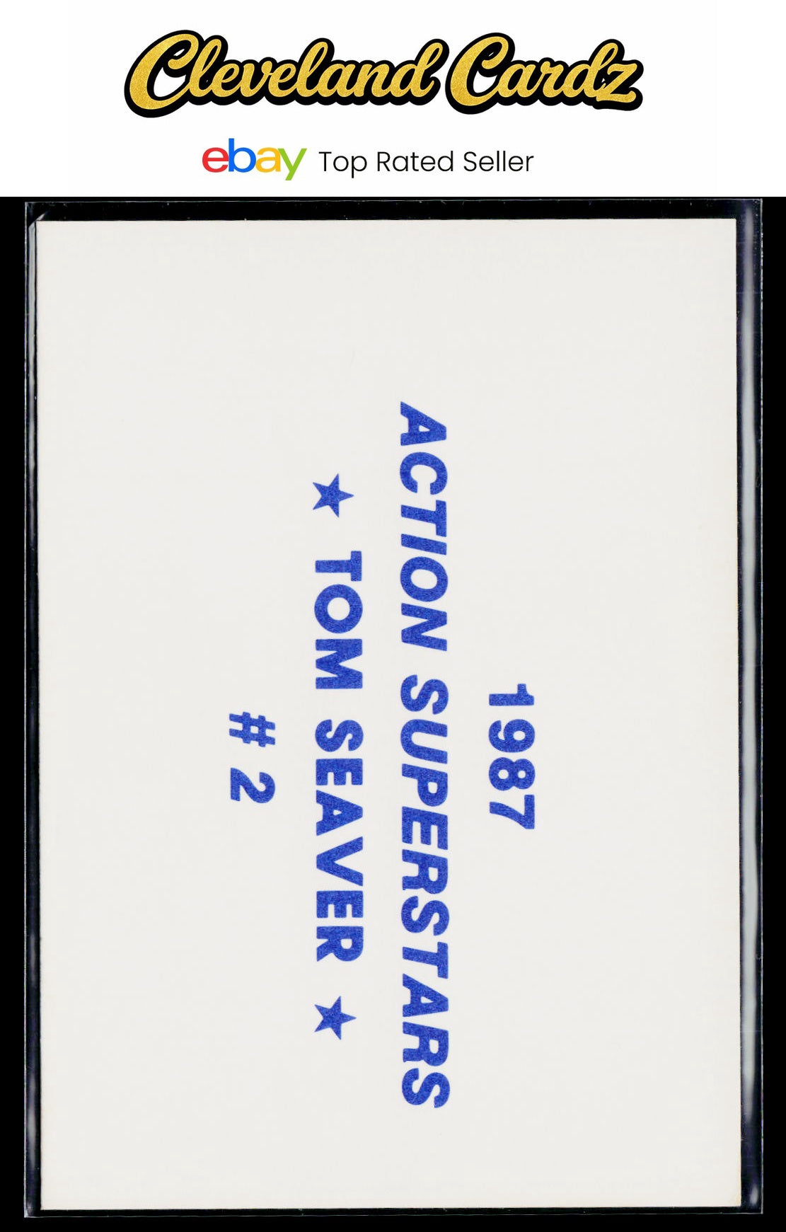 1987 Action Superstars #2 Tom Seaver