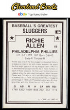 1987 TCMA 1982 Greatest Sluggers #16 Richie Allen