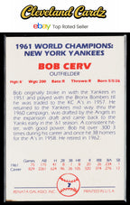 1982 Galasso 1961 World Champions New York Yankees #7 Bob Cerv