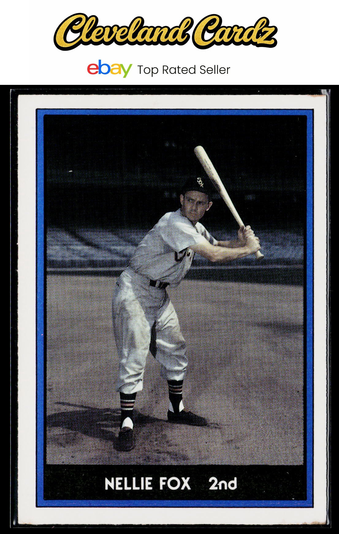 1981 TCMA 1959 Chicago White Sox #2b Nellie Fox : In Batting Stance