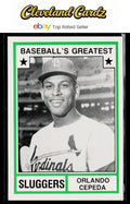 1982 TCMA Baseball's Greatest Sluggers (White Backs) #33 Orlando Cepeda