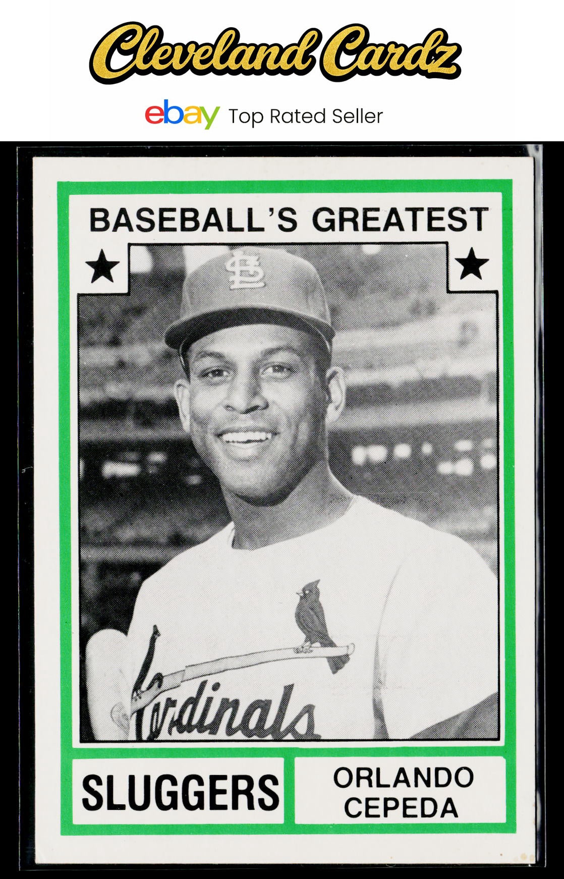 1982 TCMA Baseball's Greatest Sluggers (White Backs) #33 Orlando Cepeda