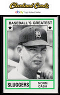 1982 TCMA Baseball's Greatest Sluggers (White Backs) #29 Norm Cash