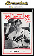 1986 TCMA All-Time Atlanta Braves #8B Del Crandall